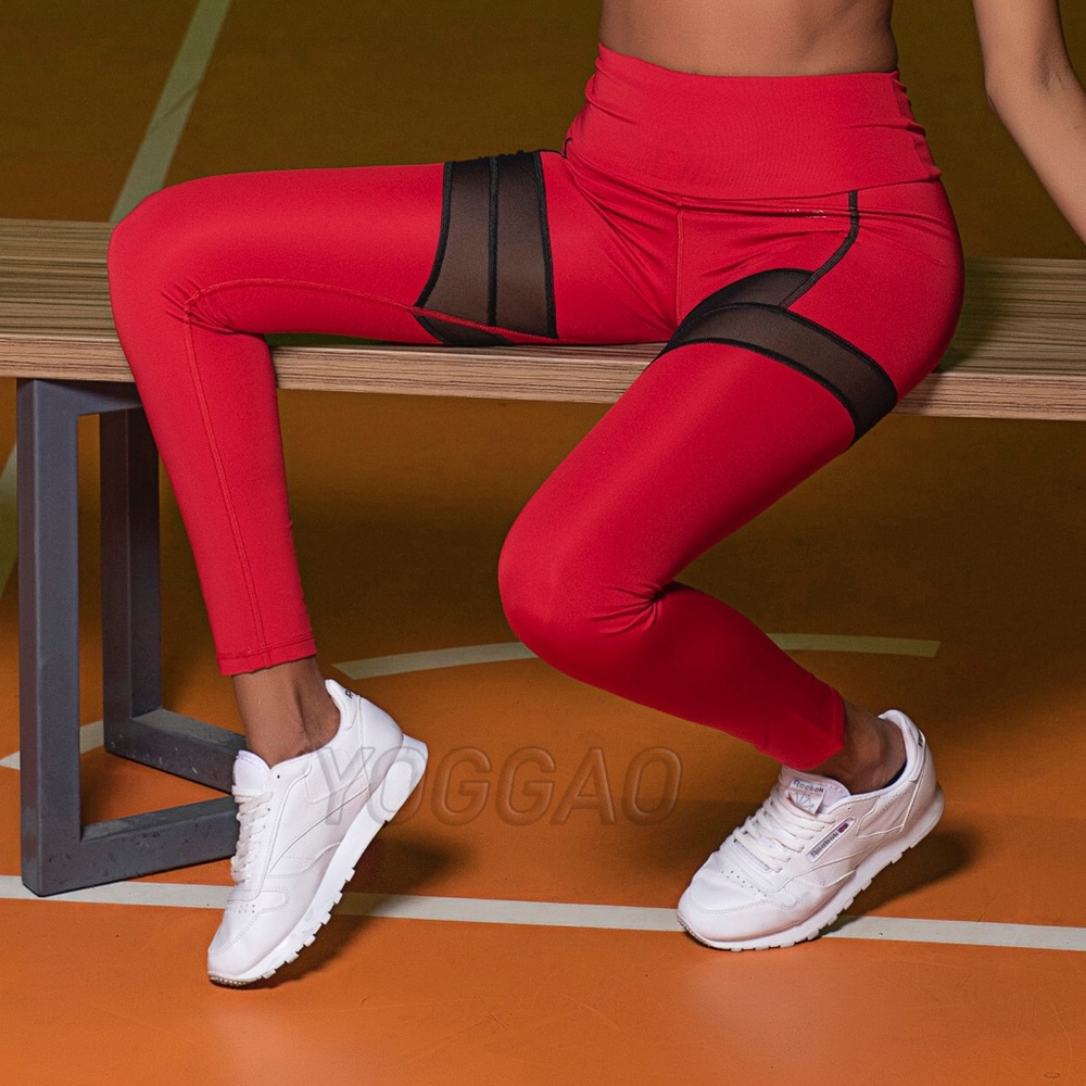 (Made in Turkey) Yoga Pants Leggings Active DMeshR